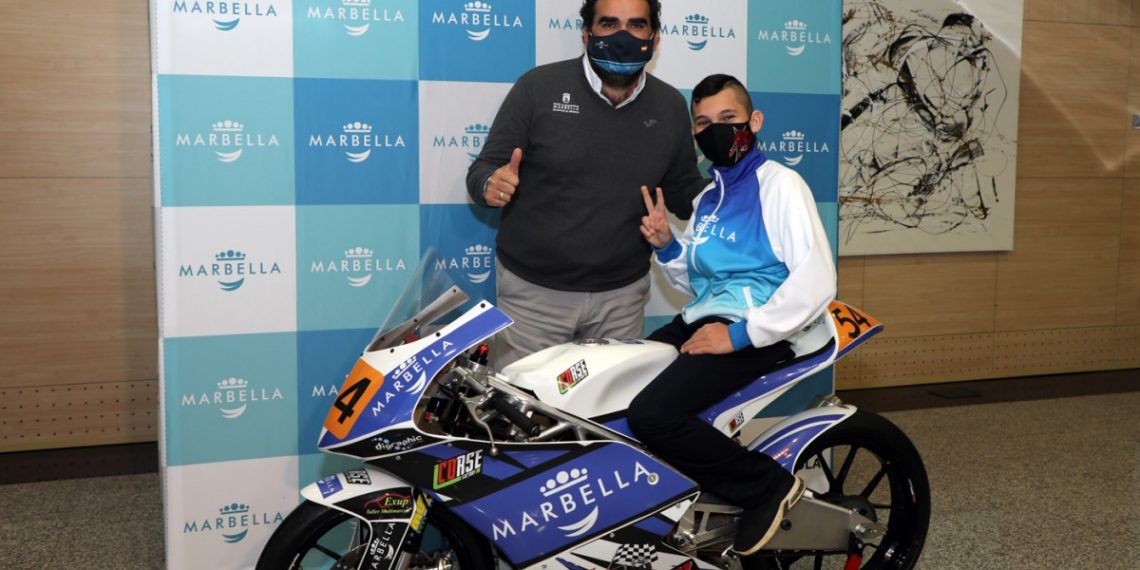 Jesús Ríos competirá con una moto de Marca Marbella