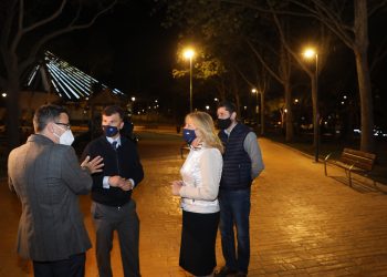 El Consistorio realiza mejoras en los senderos y en el alumbrado del parque de la Represa