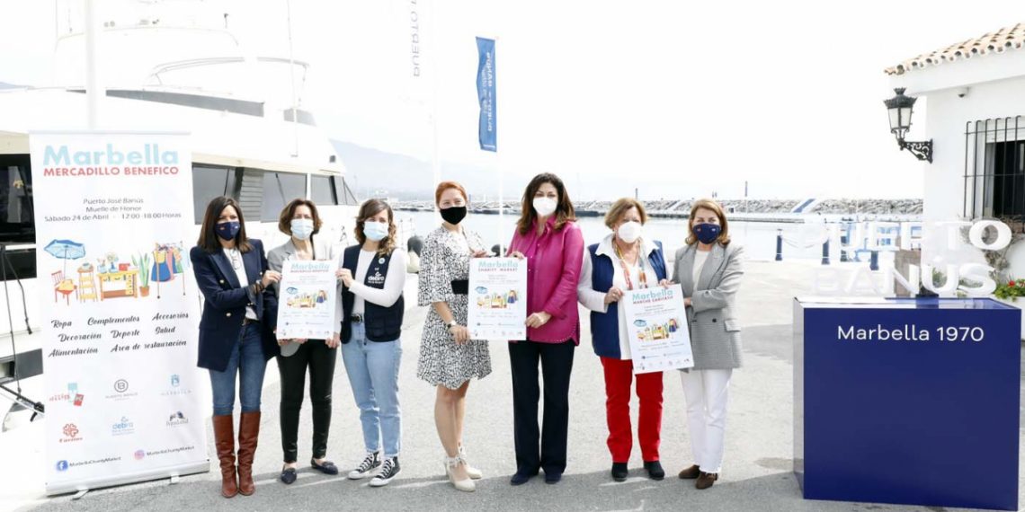 Puerto Banús acogerá el día 24 un mercadillo por Cáritas, Piel de Mariposa y Fundatul