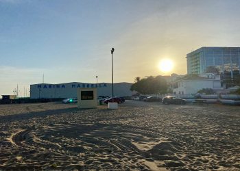 La playa de El Cable, un emblema de Marbella.