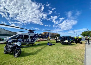 La Policía saca el helicóptero para anunciar un plan con las zonas de ocio en el foco