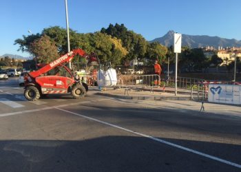El Ayuntamiento ejecuta obras de mejora en Puerto Banús tras unas protestas vecinales