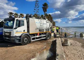 Acosol concluye la reparación de la red de Saneamiento Integral dañada por el temporal
