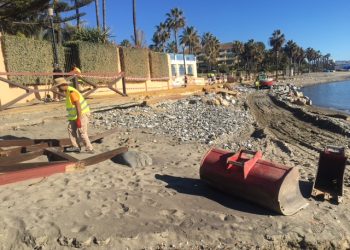 Los daños en las playas tras el temporal estarán arreglados para finales de año